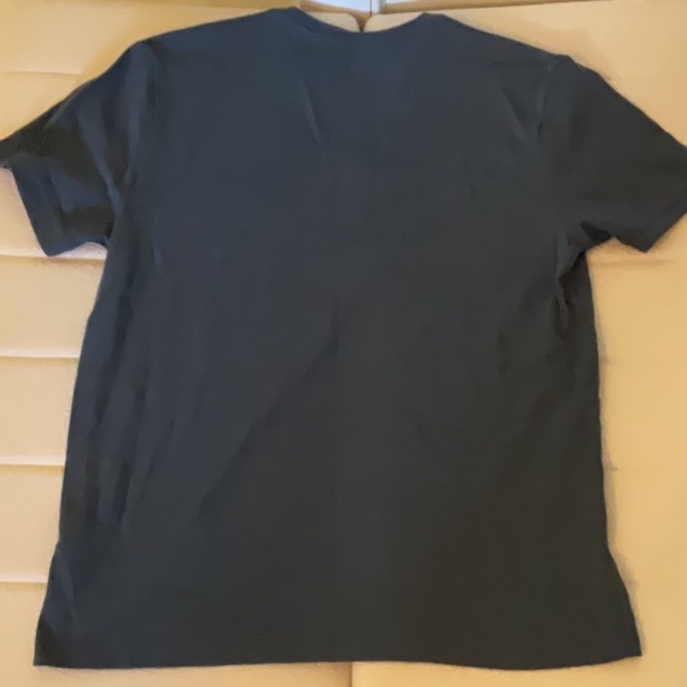 NEW J. Crew Slub Cotton Henley Shirt Button Short Sleeve Blue Mens M - 2 holes - Picture 4 of 7